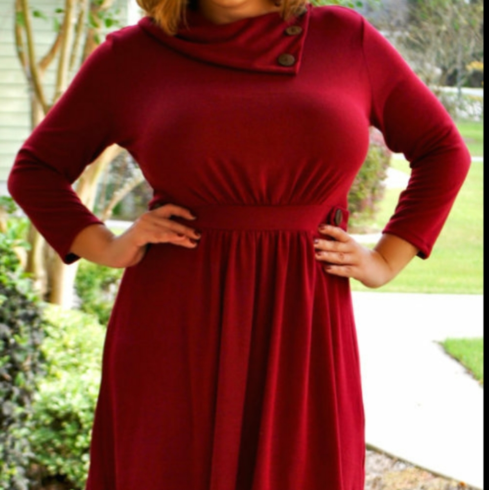 🆕️ NWT Maroon Dress